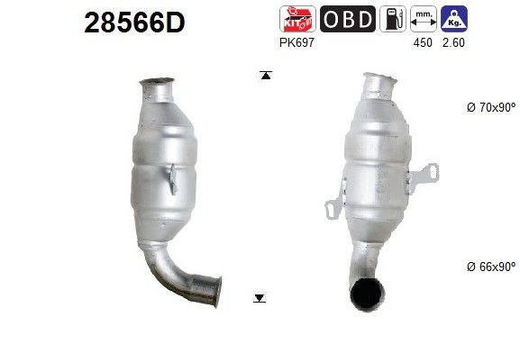 Demper katalysator 173845