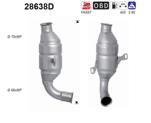 Demper katalysator 1731LW
