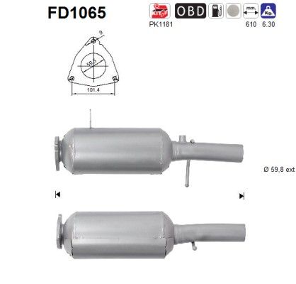 Roetfilter land rover range rover evoque LR024246