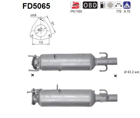 Ru filter cat DPF CAT 1376598080