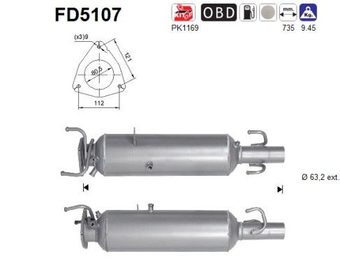 Leidingen roetfilter nieuw 1367601080
