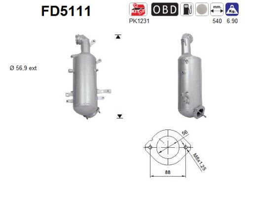E:roetfilter am 850798