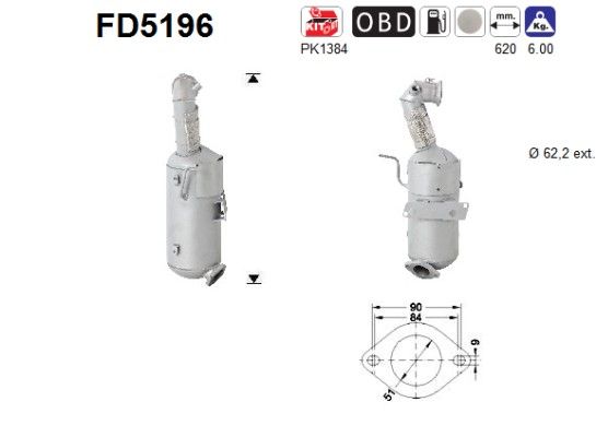 Katalysator fap nieuw 855273