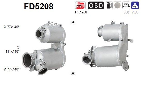 VAG -05/15 (1.6TDi) Roetfilter Corderiet 04L131606NX