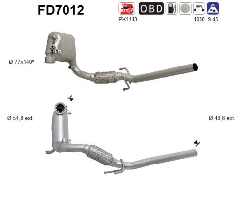 Roetfilter 6Q0254700AX