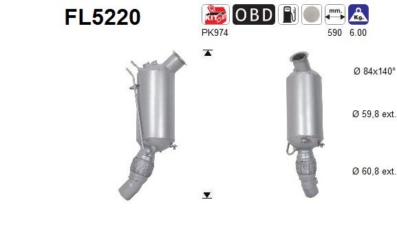 Partikelfilter mo 18308514988